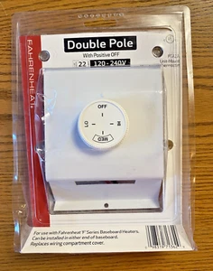 FAHRENHEAT Double Pole Thermostat FTA2A 120-240 Volt With Positive Off NEW - Picture 1 of 12