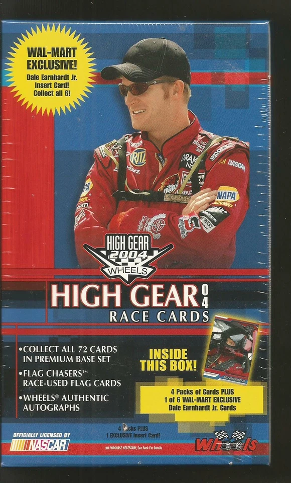 2004 Wheels High Gear NASCAR Trading Card Blaster Box - Possible Autograph - Image 1 of 1