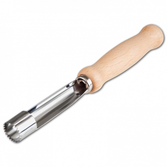 Apfelstecher Apfelausstecher Ausstecher Buche Edelstahl Holzgriff Apfelentkerner - Bild 1 von 1