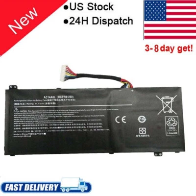 Batería nueva AC14A8L para Acer V15 Nitro MS2391 Aspire VN7-571G VN7-591G VN7-791G Foto 1 de 4