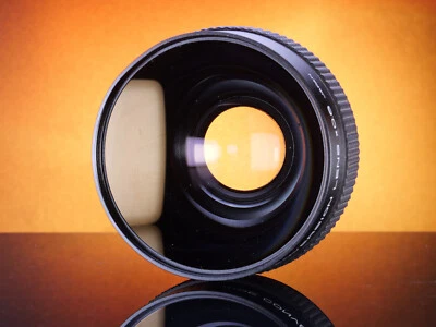 Genuine Original Wide Conversion Lens x0.6 Black Camera Lens Japan w Cover - Image 1 of 4