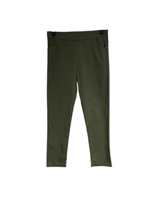 Ladies Khaki Green Jeggings Size 16-18 Pockets Stretch 25” Inside Leg - Picture 1 of 4