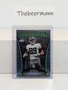 2024 Topps Chrome Brock Bowers RC Youthquake #264 Las Vegas Raiders Rookie - Bild 1 von 2