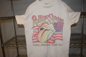 Abercrombie & Fitch Rolling Stones Modern t shirt Large Steel Wheels Tour - Picture 1 of 6