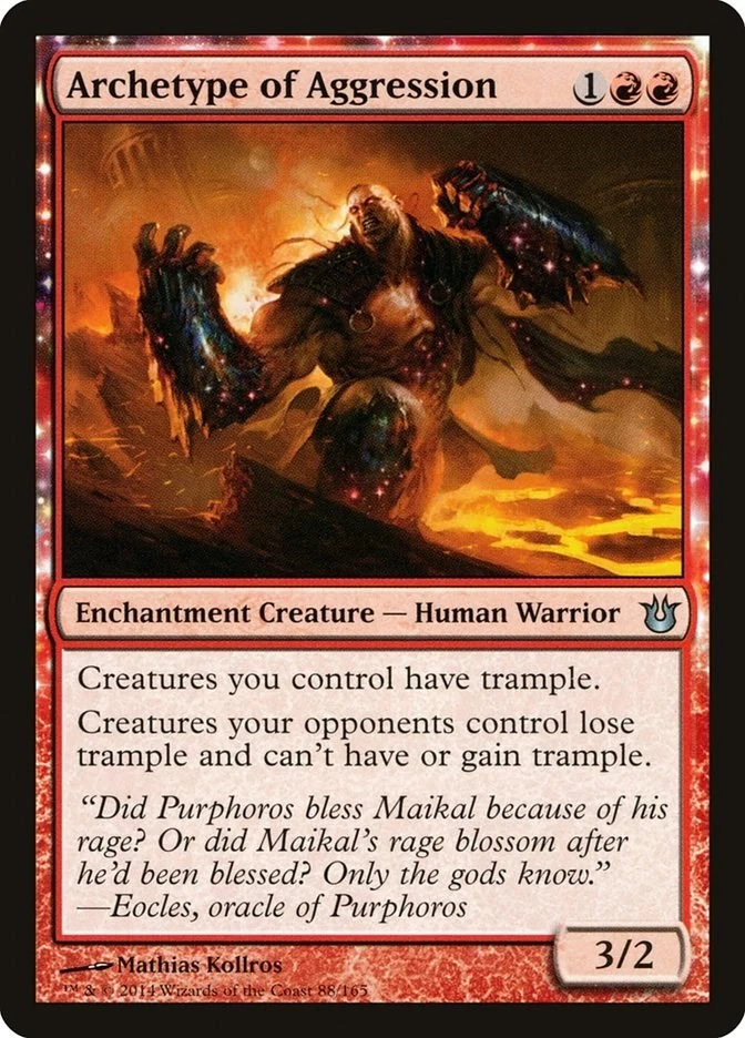 Archetype of Aggression Born of the Gods Magic The Gathering MTG Card - Image 1 of 1
