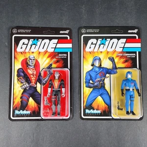 G.I. Juego de figuras de acción Joe ReAction Destro & Cobra Commander - Imagen 1 de 7