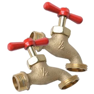 2 Pcs Hose Faucet Yard Spigot Antique Handle Water Spigot - Picture 1 of 12