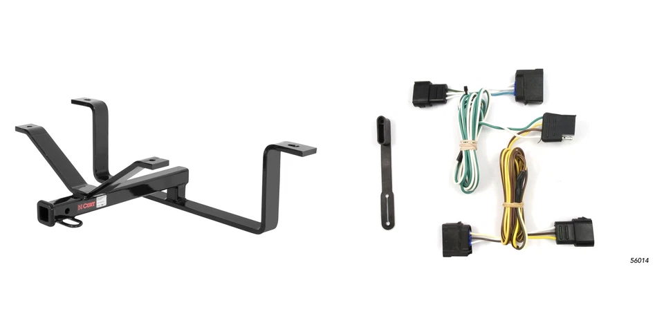 Curt Class 1 Trailer Hitch 1-1/4in Receiver And Wiring Harness Kit 11380-56014 Foto 1 de 4