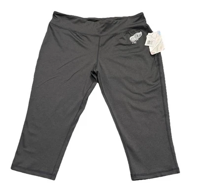 NHL Детройт Red Wings высоты капри брюки серый женский размер L 12/14 новый с Ярлыками $32 - Изображение 1 из 4