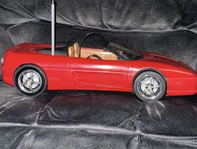 Barbie RC Mattel 2000 coche Ferrari con control remoto vintage clásico retroceso re Foto 1 de 4