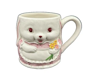 Vintage Otagiri Japan Hand Painted Bunny Rabbit Mug - Picture 1 of 10