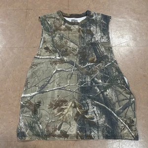 Russell Outdoors Realtree Camo Sleeveless T shirt Size Large - Picture 1 of 3