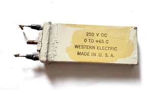 (1) Western Electric Type D 162242 A = 230-A Oil Condenser COND .4 MFD - Picture 1 of 3
