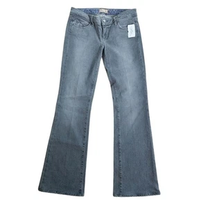 Paige Laurel Canyon Low Rise Boot Cut Jeans Gray Studded Pocket 29 NWT JO - Picture 1 of 4