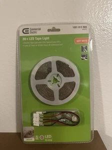 20 ft. Indoor LED Soft White Tape Light by Commercial Electric - Picture 1 of 2