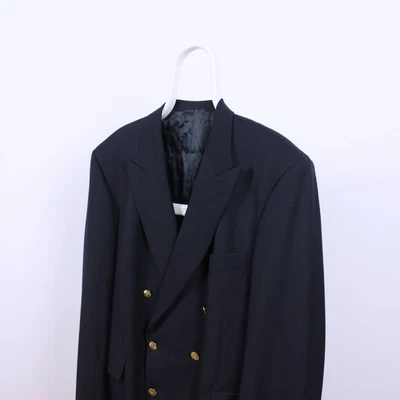 Blazer Vintage Aquscutum Botões de Metal com Peito Duplo - Imagem 1 de 4