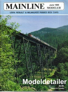 Mainline Modeler June88 USRA Monsanto Tank NP Frisco GP35 C&NW Sante Fe Coos Bay - Bild 1 von 1
