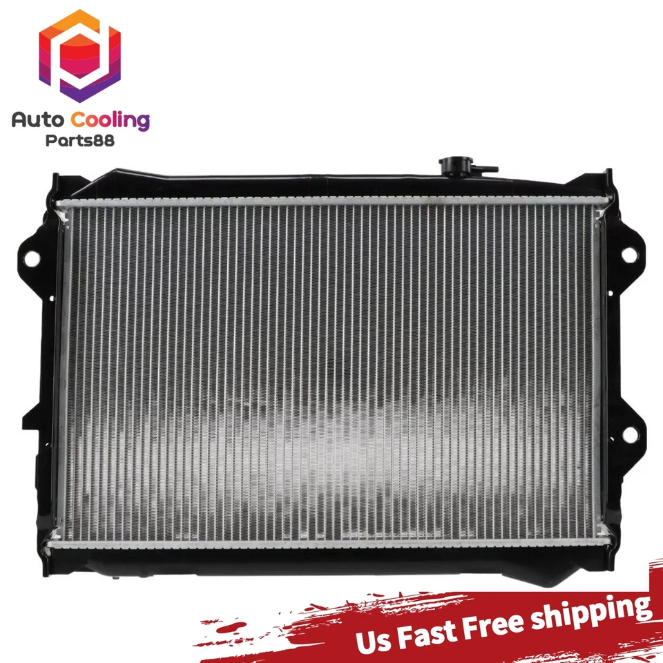 Radiator for MAZDA B2600 BASE 2.6L L4 2-Door SOHC 1989-93 G61315200S G61315200A - Image 1 of 4