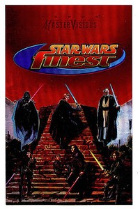 Star Wars Topps Finest Jedi Legacy Mastervisions Foil Promo 6X10 Card 1996 H14
