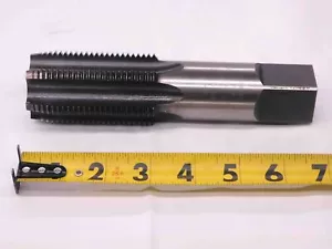 MORSE 1 3/4 8 NS GH6 HSS PLUG TAP 6 STRAIGHT FLUTE 1.75 UNS MADE IN USA - Picture 1 of 3