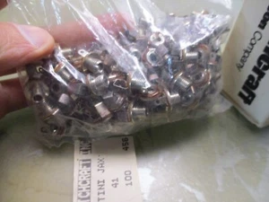 Box of 100 Switchcraft Tini Jax #41 3.55mm Mono Connectors [2*E-12.75] - Picture 1 of 2