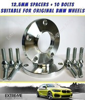 ALLOY WHEEL SPACERS 12mm BMW 1 2 3 5 6 7 8 SERIES M12X1.5 LOCKERS BIMECC