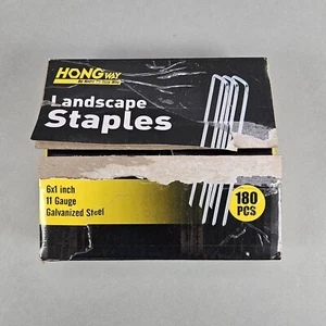 (180 Stück) HongWay Landschaft Heftklammern verzinkter Stahl 11 Stärke 6" NAH0005 - Bild 1 von 4