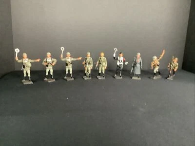 Lineol/GMG Solid Metal Casting 3”, (8) Figures - Image 1 of 4