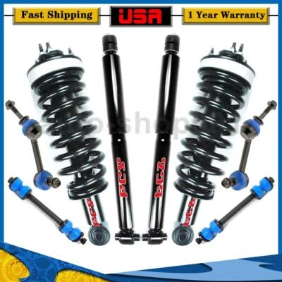 Kit de 8 amortiguadores delanteros traseros barra estabilizadora para Ford Crown Victoria 2005 2004 2003 Foto 1 de 4