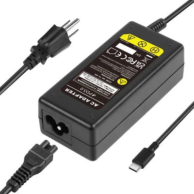 45W watt Laptop Charger Type C USB-C AC Adapter for Lenovo, Asus, MacBook pro - Image 1 of 4