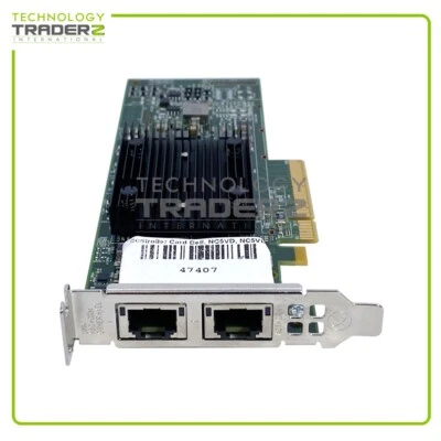 NC5VD Dell Broadcom 57416 Dual-Ports 10Gbps PCI-E Network Interface Card 0NC5VD - Image 1 of 4
