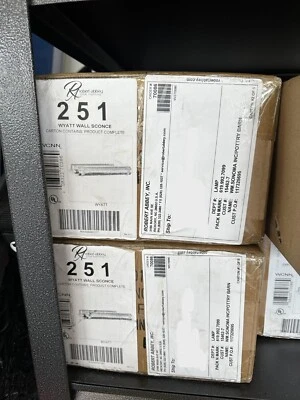 Wyatt Wall Sconce by Robert Abbey - Image 1 of 2