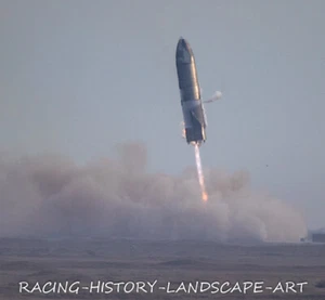 FOTO SPACEX 2021 24 de febrero 8x10 Starship SN10 lanzamiento Boca Chica prueba Texas 9 - Imagen 1 de 1