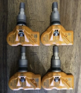 Brand New Set of Four 4 OEM BMW TPMS Tire Pressure Sensors 6874829 F10 E70 F01 - Picture 1 of 2