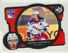 2020-21 Upper Deck Extended UD3 Die Cut GOLD 28 Artemi Panarin /100 Rangers