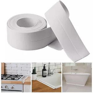 2CONFEZIONI Nastro a Strisce Originale Caulk Autoadesivo Impermeabile per Cucina, CONFEZIONE DA 2 - Foto 1 di 9