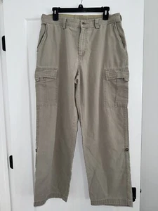 The North Face Pants A5 Series Tan Cargo Canvas Cotton Travel Hiking Men’s 34 - Picture 1 of 10
