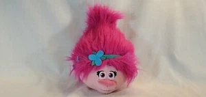 Trolls Fuzzbies Mohn-Trollkopf heiße rosa Haare 2016 Dreamworks 12 Zoll Plüsch - Bild 1 von 10