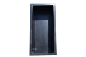 GFK Rechteckbecken (Schwarz) 200 x 100 x 60cm Teichbecken Rechteckig - Bild 1 von 2