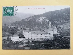 cpa NICE Monastère Côte d'Azur ABBAYE de SAINT-PONS Hôpital signée Léon CORDIER - Afbeelding 1 van 2
