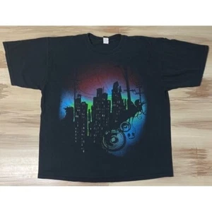 Camiseta para hombre MAD Engine cuello redondo gráfica negra talla XL - Imagen 1 de 3