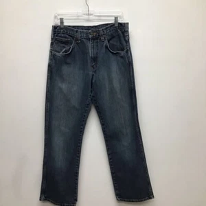 Dickies Mens Classic Straight Jeans Blue 5 Pocket Dark Wash Denim Relaxed 32x31 - Picture 1 of 10