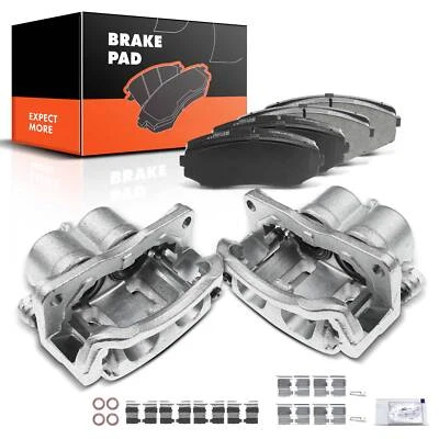 Front Brake Caliper & Ceramic Brake Pads for Mazda CX-7 2007 2008 2009 2010-2012 - Image 1 of 4