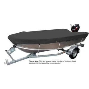 OCEANSOUTH OPEN BOAT TRAILERABLE BOAT COVER Black or Grey - Picture 1 of 22
