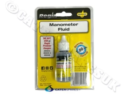REGIN REGU45 MANOMETER FLUID - s.g.1.00 22ml BOTTLE FOR U GAUGE