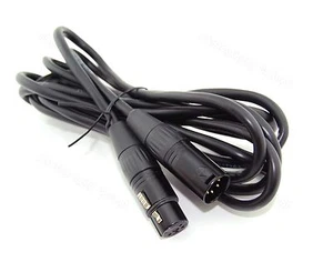 New 4pin XLR Male to XLR Female Power Cable 10ft for Photography DSLR Camera - Picture 1 of 5
