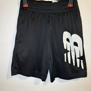 New Balance Drawstring Activewear Shorts Black Kids Size Small - Picture 1 of 3