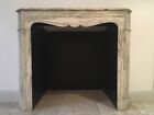 19th c. Pompadour Style Marble Chimneypiece Fireplace Surround