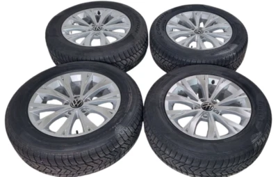 Original VW Tiguan II Montana 17 Zoll Felgen Allspace BW2 Pirelli Winterreifen - Bild 1 von 4