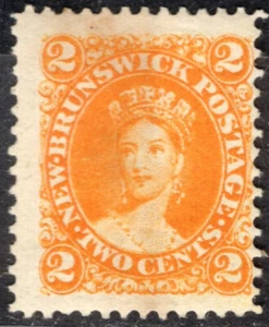 NEW BRUNSWICK 1860/3 STAMP Sc. # 7 MH - Picture 1 of 2